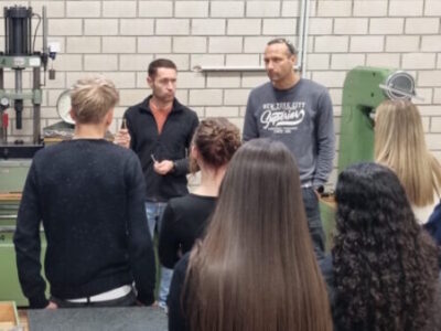 Schüler/-innen der Kl. 9 beim Praxistag 2025 an der Balthasar-Neumann-Schule